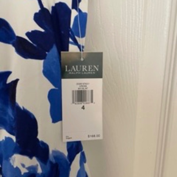 Ralph Lauren Womens Teva Neroli Floral Print Sleeveless Cocktail Dress - Picture 2 of 4